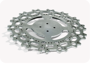 Laser cut component