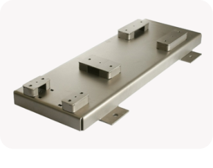 Fabricated mounting base plate